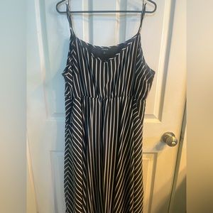 Torrid 2x Chiffon midi dress Striped